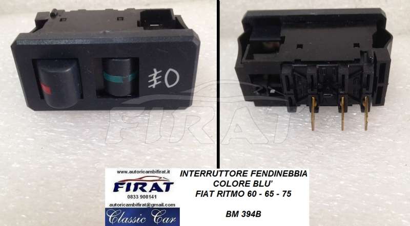 INTERRUTTORE FENDINEBBIA FIAT RITMO BLU 3S
